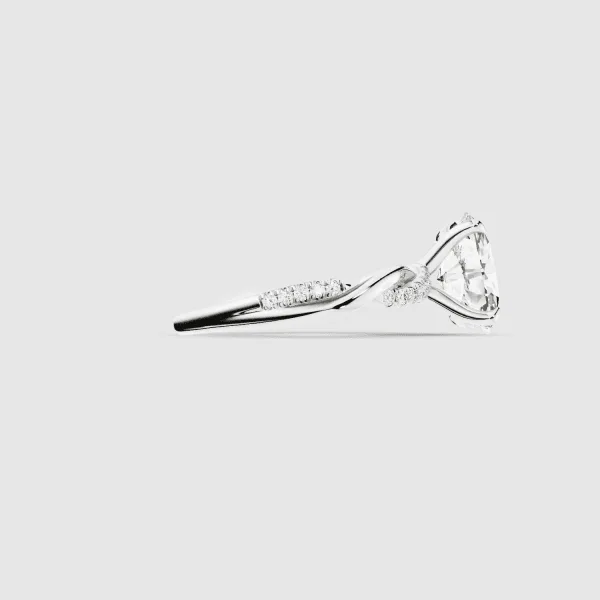 Intertwine Lab Grown Solitaire Diamond Ring - Image 14