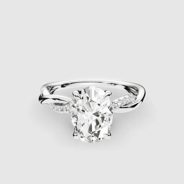 Intertwine Lab Grown Solitaire Diamond Ring - Image 13