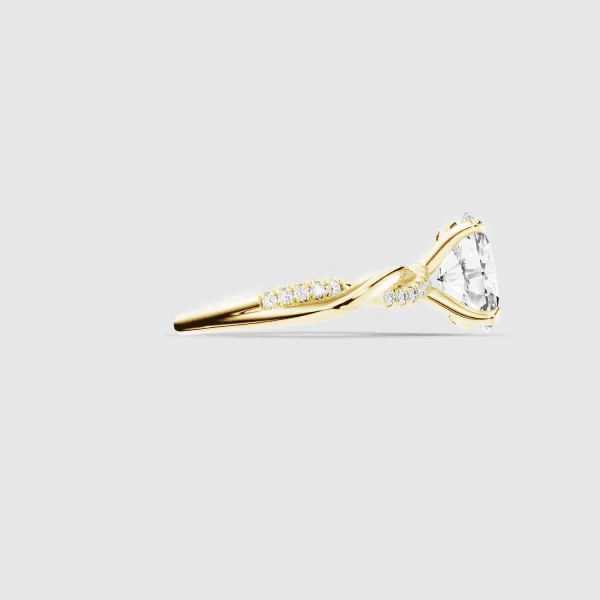 Intertwine Lab Grown Solitaire Diamond Ring - Image 16